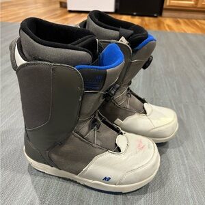 K2 snow boarding BOA boots Big kid size 4.5 (or women’s size 6)